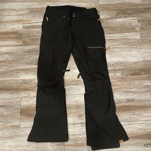 Roxy black snow pants 10k waterproofing